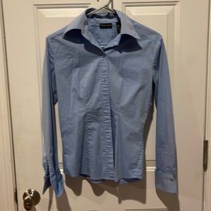 New York & Co. stretch light blue button up shirt.  Sz xs.